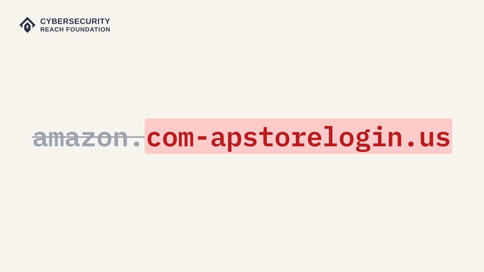 Example of com- domain trick